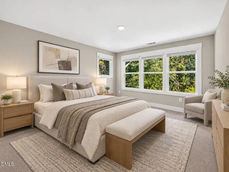 Harrington End Unit Bedroom 3 - Rendered