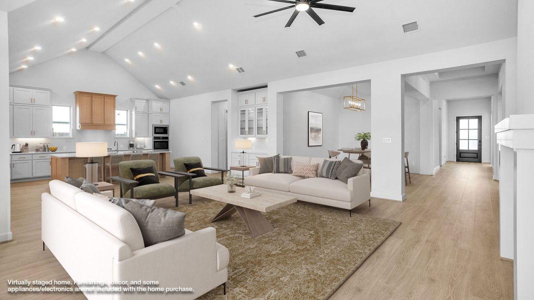 Furnished interior view inside a new home in Briarley, Montgomery (Image 4). Furnished interior view inside a new home in Briarley, Montgomery (Image 4).