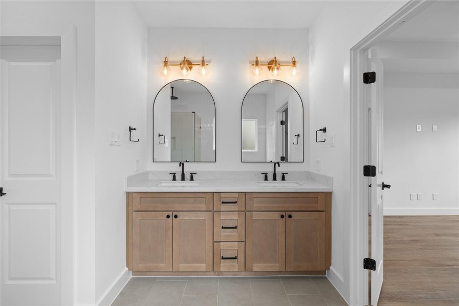 Furnished interior view inside a new home in , Houston (Image 17).