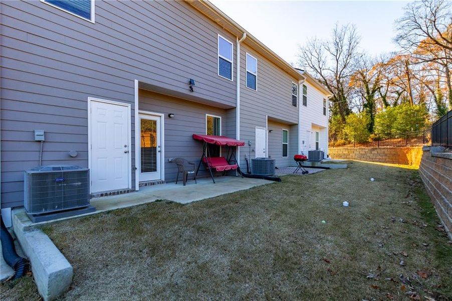 Exterior details and patio area of a home in , Decatur (Image 4). Exterior details and patio area of a home in , Decatur (Image 4).
