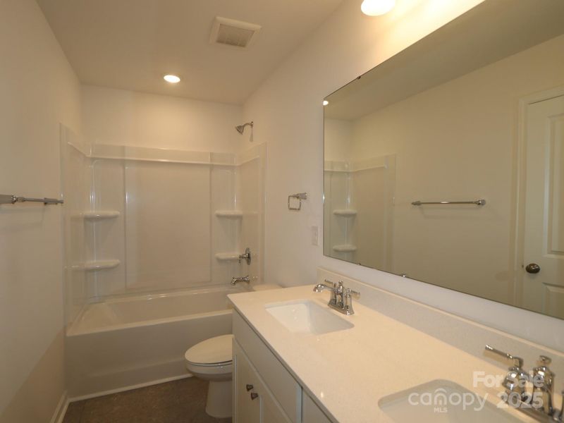 Secondary bathroom