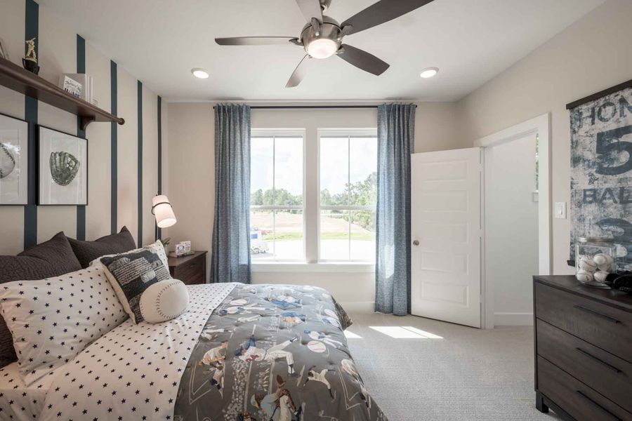 Furnished interior view inside a new home in Oakhill Reserve, Tomball (Image 15).