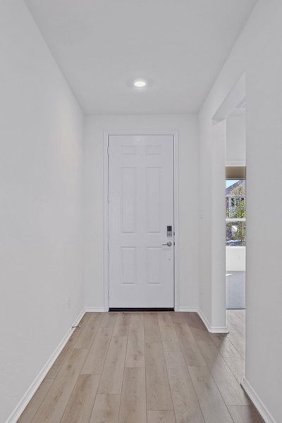 Spacious, unfurnished interior of a new home in Salerno - Classic Collection, Round Rock (Image 23). Spacious, unfurnished interior of a new home in Salerno - Classic Collection, Round Rock (Image 23).