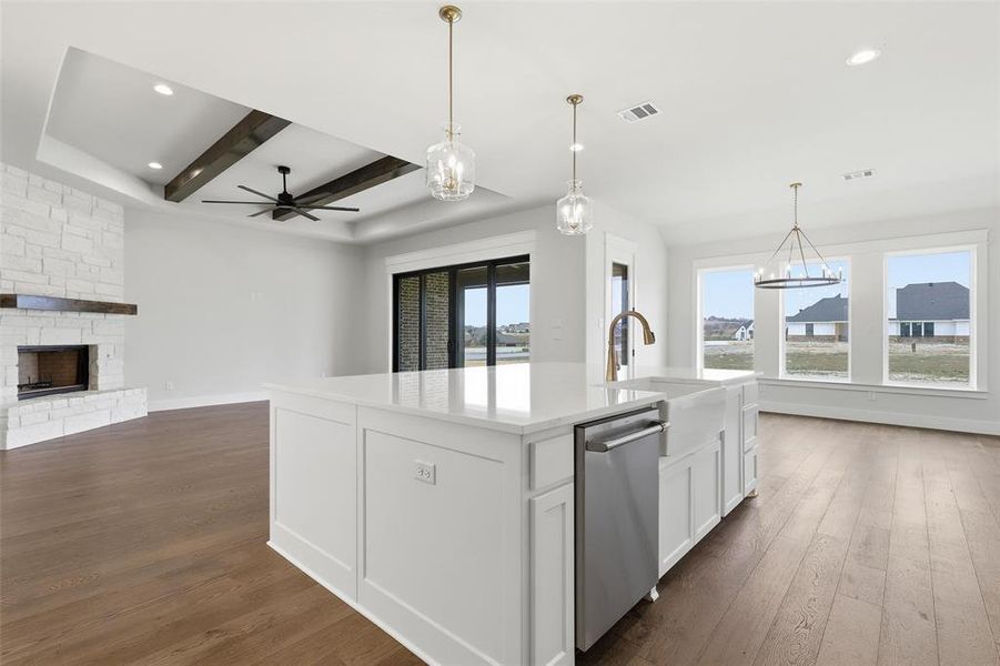 Furnished interior view inside a new home in Aledo Heights - Aledo ISD, Aledo (Image 14).