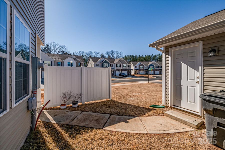 Exterior details and patio area of a home in , Charlotte (Image 24). Exterior details and patio area of a home in , Charlotte (Image 24).