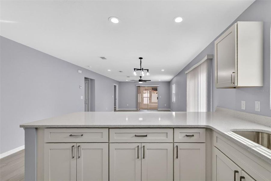 Furnished interior view inside a new home in , The Villages (Image 11).