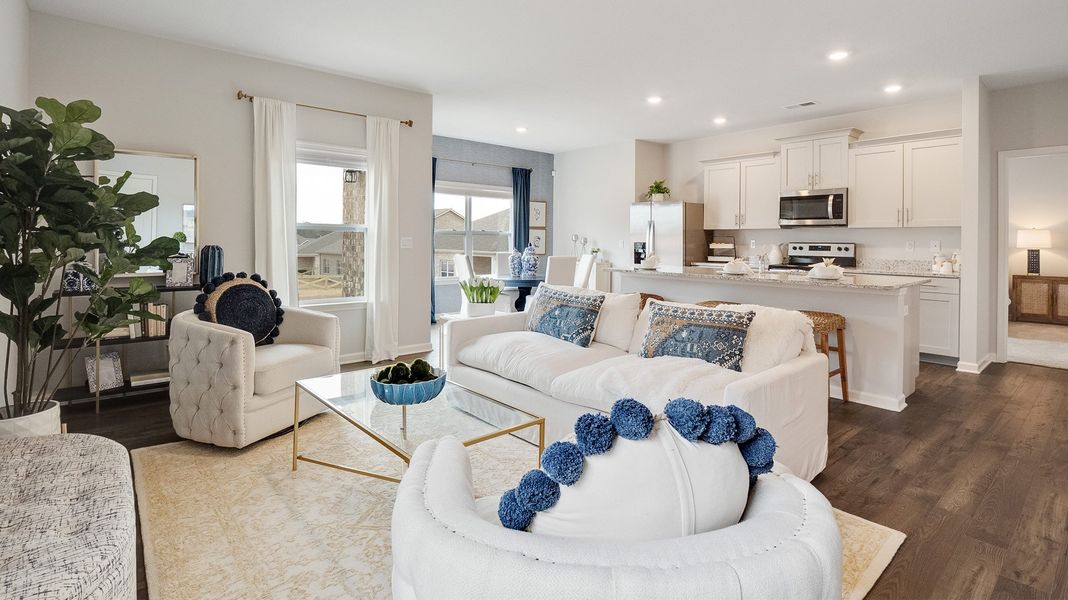 Representative furnished interior of a home built from the Salem by D.R. Horton in Shiloh Springs, Jackson (Image 6).
