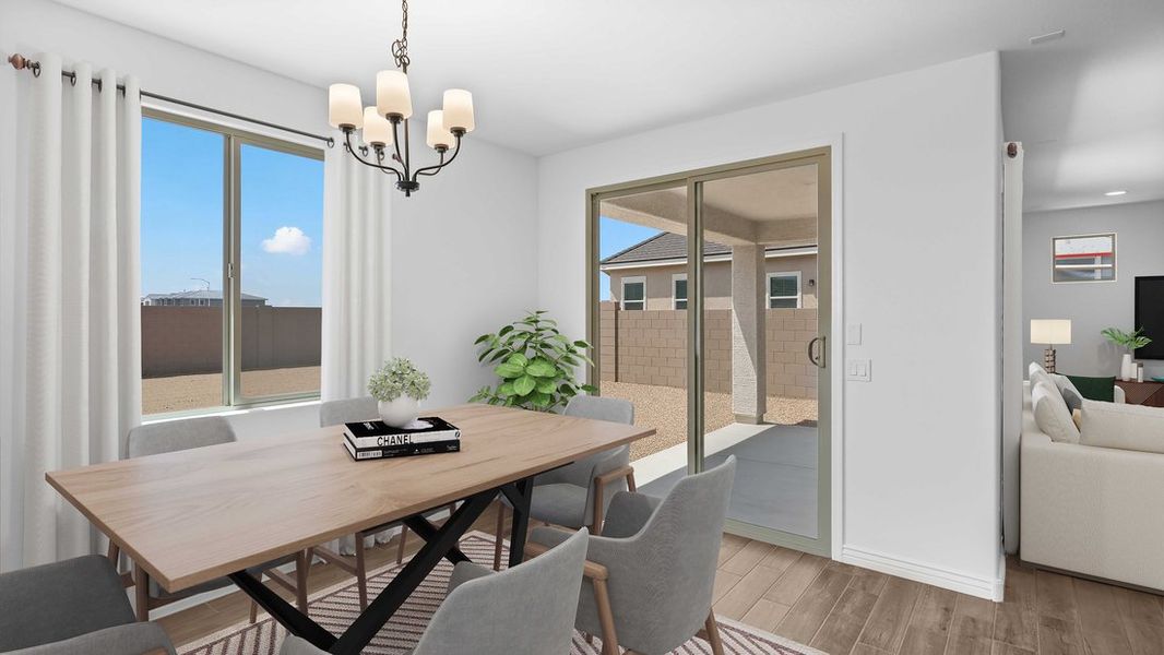 Furnished interior view inside a new home in Allen Ranches, Litchfield Park (Image 8).
