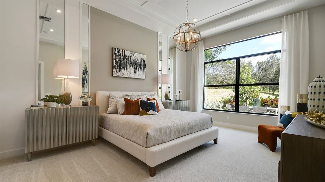 Furnished interior view inside a new home in Rivella, Port St. Lucie (Image 9).