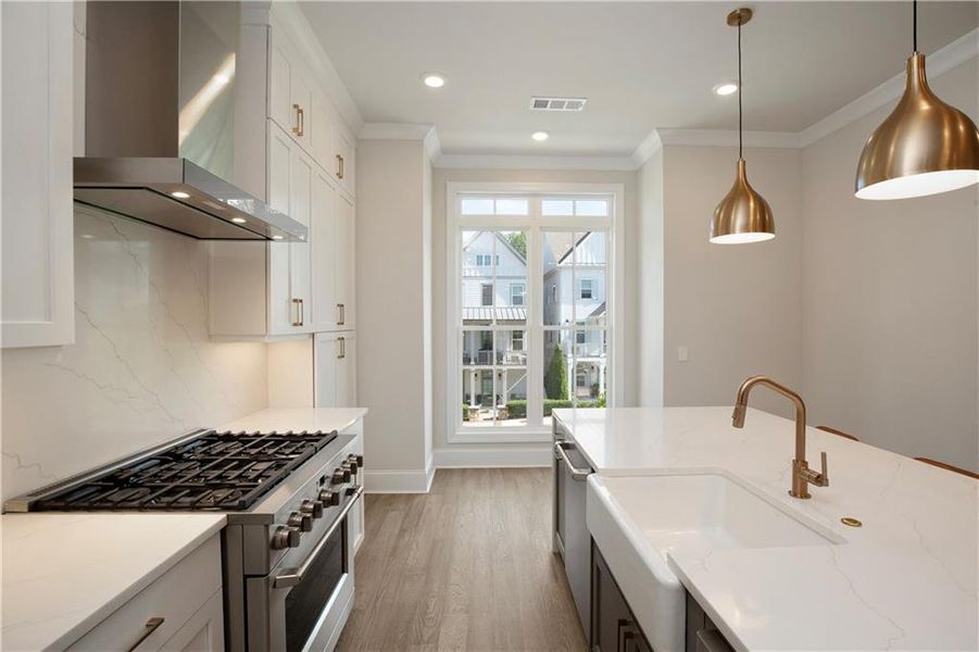 Furnished interior view inside a new home in , Alpharetta (Image 49).