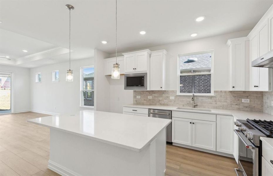 Airy kitchen with ample cabinet space *real home pictured Airy kitchen with ample cabinet space *real home pictured