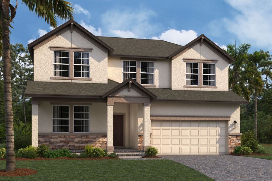 Santa Monica Elevation B - Harmony Ridge