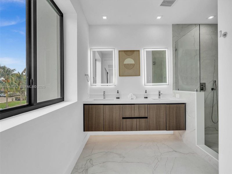 Furnished interior view inside a new home in , Dania Beach (Image 9).