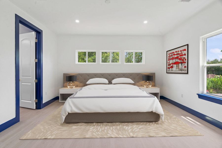 Primary Bedroom staged Primary Bedroom staged