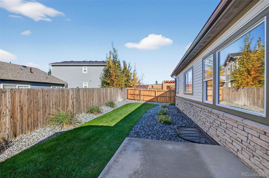 Exterior details and patio area of a home in , Aurora (Image 4).