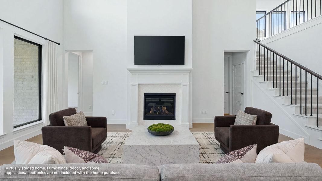 Furnished interior view inside a new home in Mosaic, Celina (Image 8).