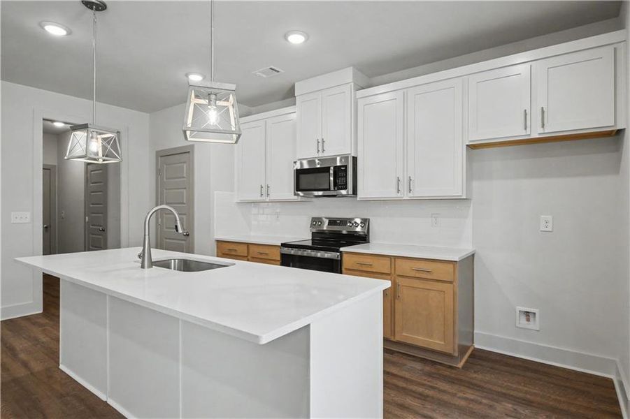 Furnished interior view inside a new home in , Norcross (Image 6).