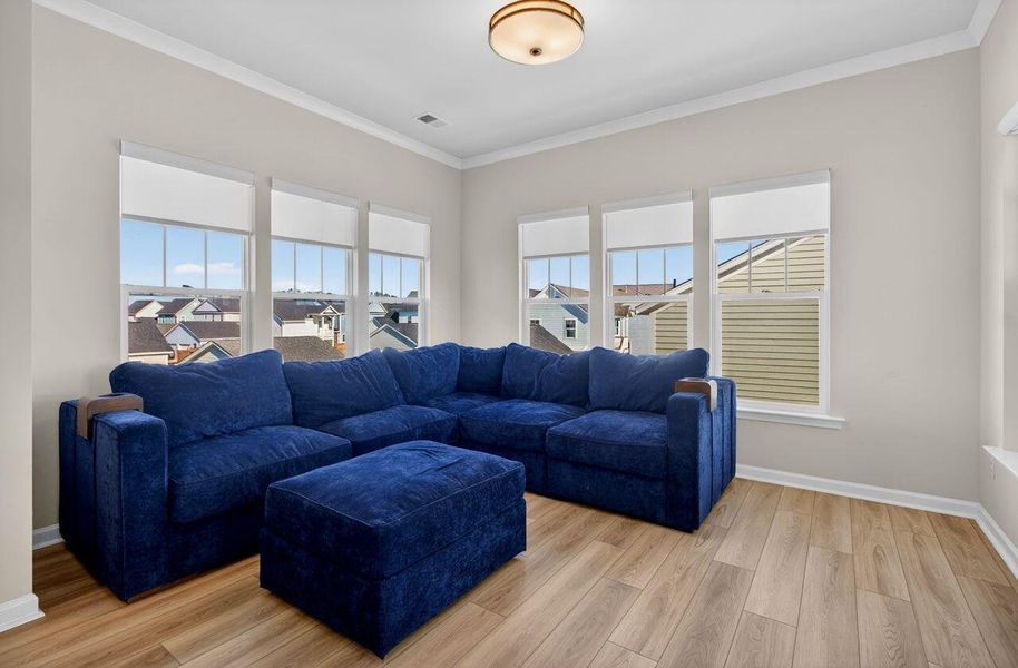 Furnished interior view inside a new home in Nexton, Summerville (Image 30). Furnished interior view inside a new home in Nexton, Summerville (Image 30).