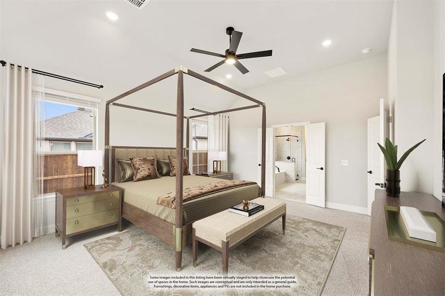 Furnished interior view inside a new home in Silo Mills, Joshua (Image 16).