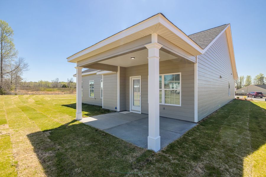 Front exterior of a new home in Millbrook, Thomson, GA, highlighting curb appeal (Image 21).