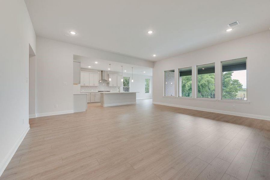 Spacious, unfurnished interior of a new home in Valencia On The Lake, Little Elm (Image 33).