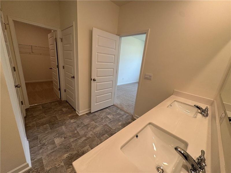 Furnished interior view inside a new home in Oakchase at Hampton, Hampton (Image 6).