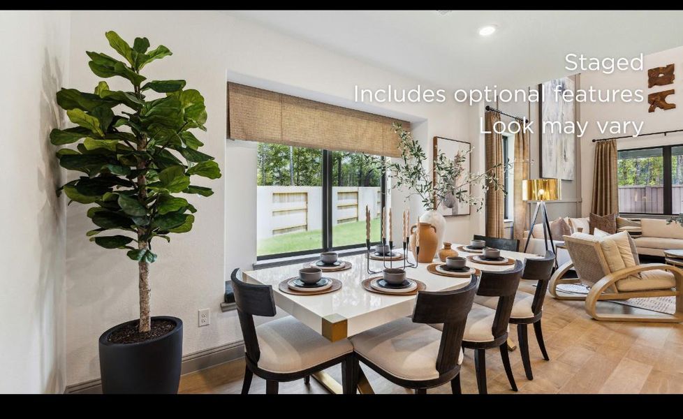 Furnished interior view inside a new home in WILDTREE 40', Montgomery (Image 4).