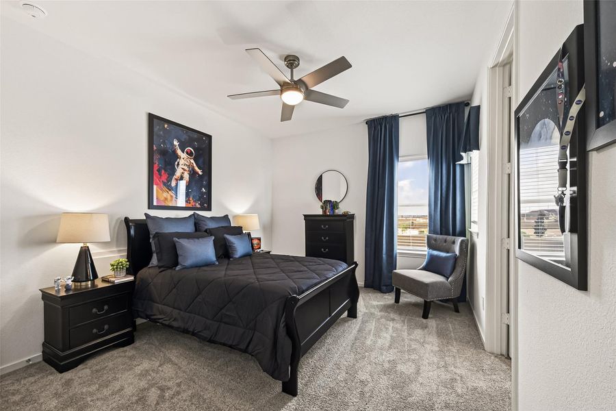 Furnished interior view inside a new home in Rates starting as low as, Iowa Colony (Image 43).