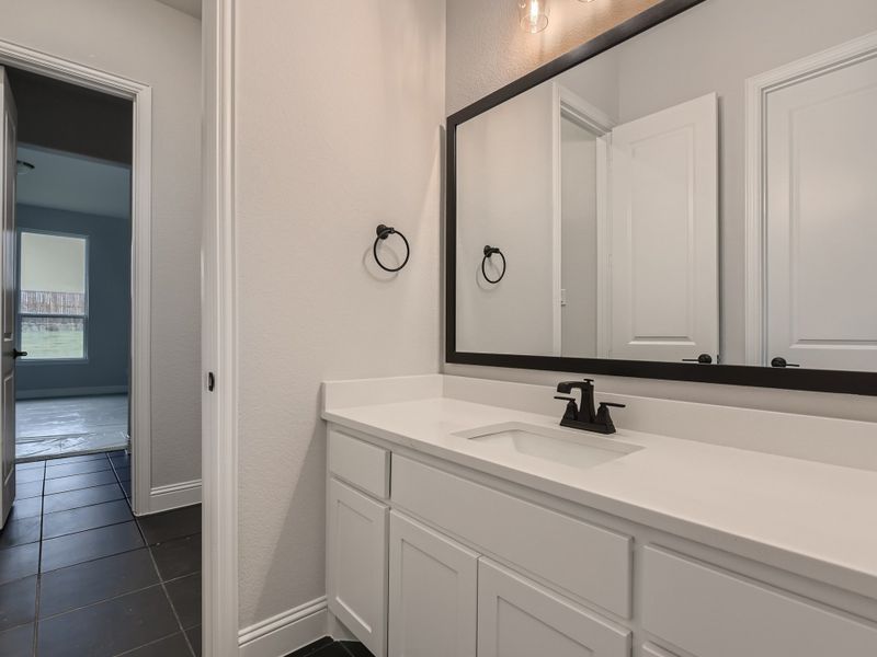 Plan 854 Jack and Jill Bathroom Representative Photo