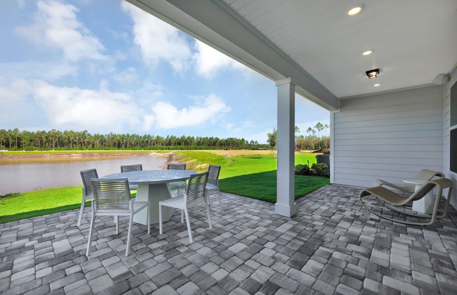 Representative exterior details of a home built from the Mystique by Pulte Homes in Westerly Park at Wildlight, Wildlight (Image 4).