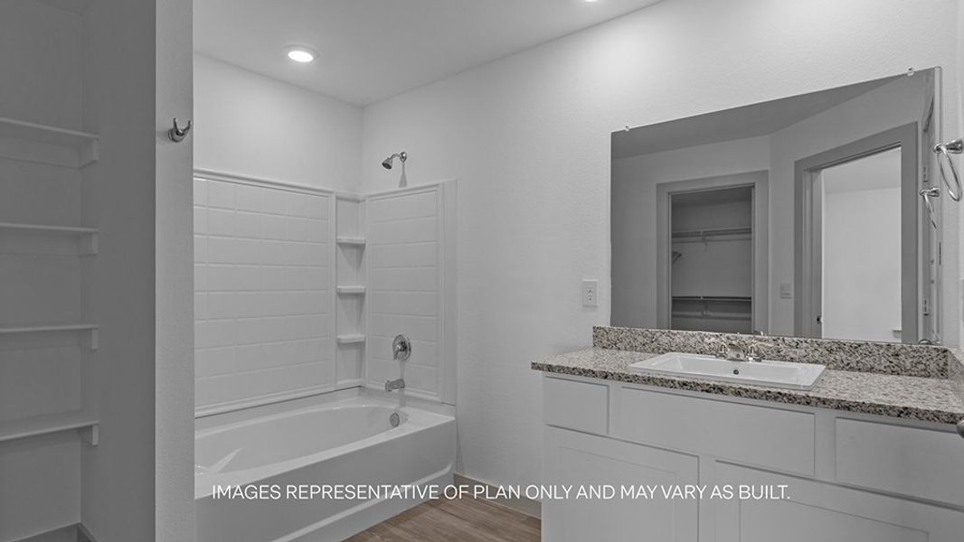 Furnished interior view inside a new home in Overlook West, Wolfforth (Image 5).