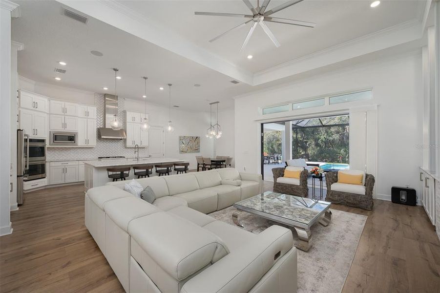 Furnished interior view inside a new home in , Sarasota (Image 6).