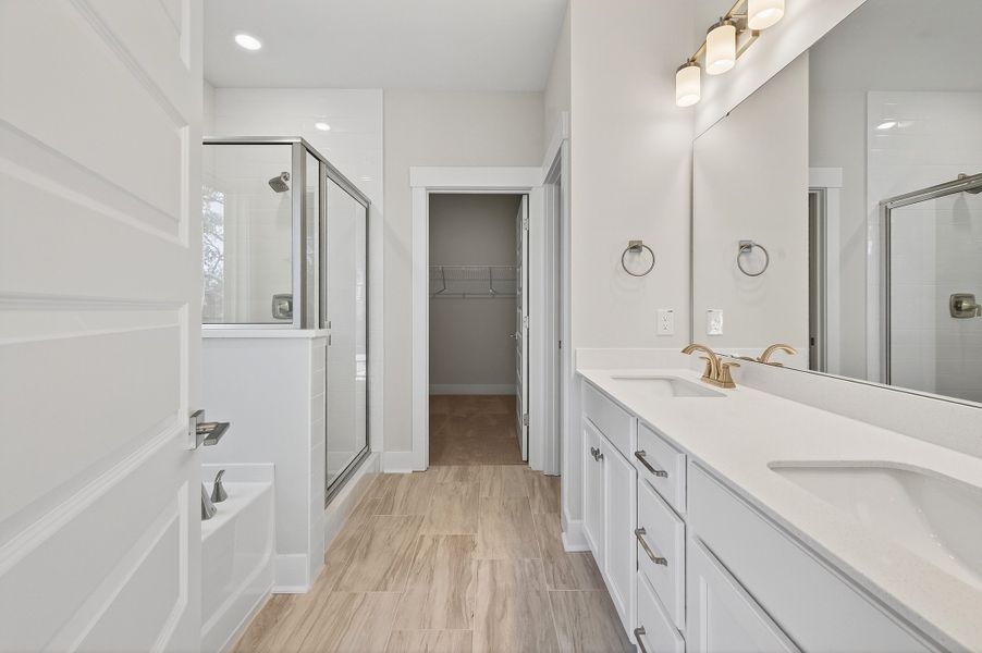 Representative furnished interior of a home built from the Church Hill by Hunter Quinn Homes in Huckleberry Estates, Conway (Image 12).