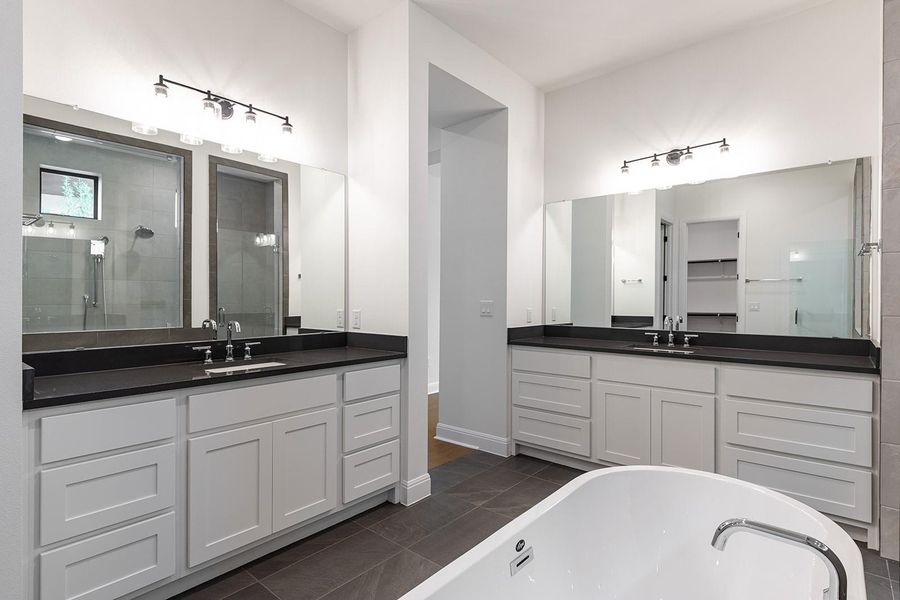 Furnished interior view inside a new home in The Hollows Sanctuary - 85', Jonestown (Image 7).