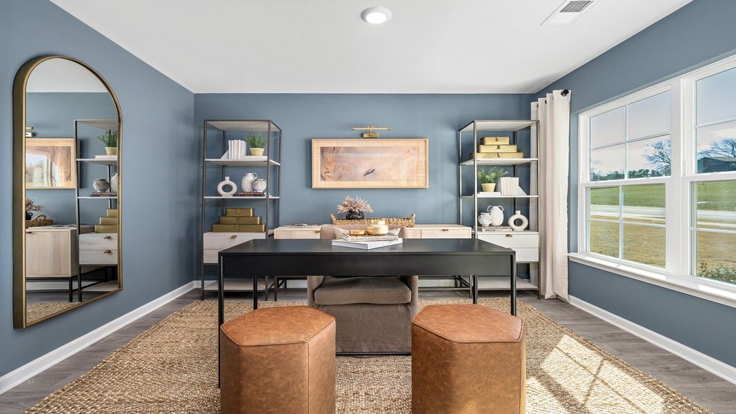 Furnished interior view inside a new home in Aspen Place, Thomasville (Image 5). Furnished interior view inside a new home in Aspen Place, Thomasville (Image 5).