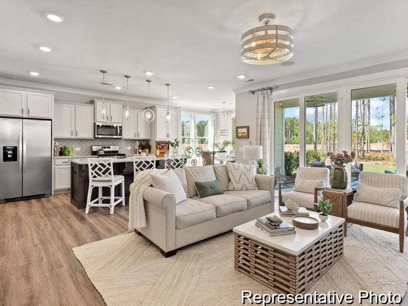 Furnished interior view inside a new home in , Ravenel (Image 14). Furnished interior view inside a new home in , Ravenel (Image 14).