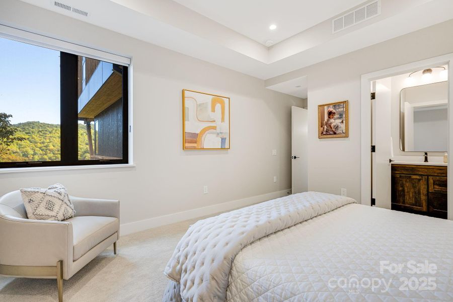 Furnished interior view inside a new home in , Sylva (Image 12).