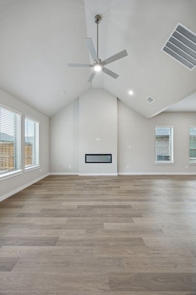 Living Room in the Stanley II home plan by Trophy Signature Homes – REPRESENTATIVE PHOTO