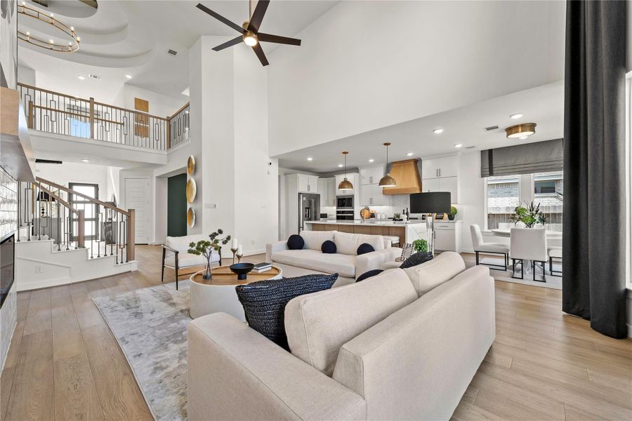 Furnished interior view inside a new home in The Trails, New Caney (Image 21). Furnished interior view inside a new home in The Trails, New Caney (Image 21).