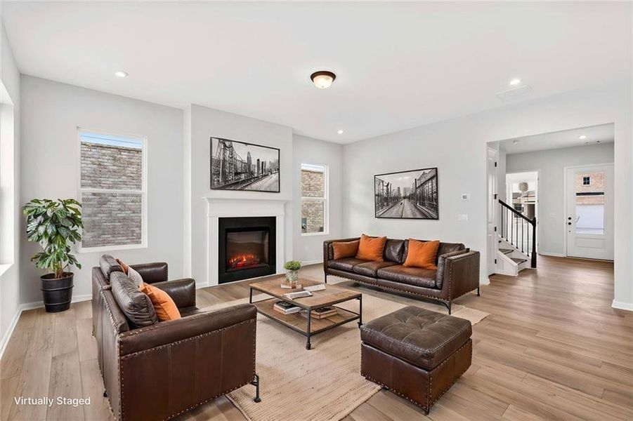 Furnished interior view inside a new home in , Lawrenceville (Image 22). Furnished interior view inside a new home in , Lawrenceville (Image 22).