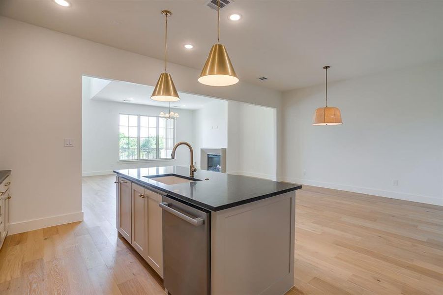 Furnished interior view inside a new home in , Fort Worth (Image 8).