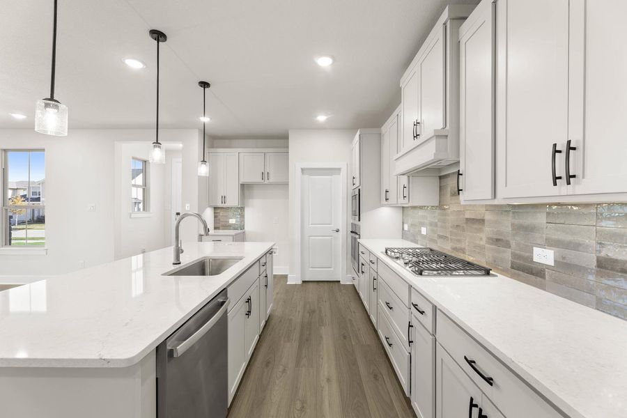 Furnished interior view inside a new home in Terrace Collection at Harvest, Argyle (Image 8). Furnished interior view inside a new home in Terrace Collection at Harvest, Argyle (Image 8).