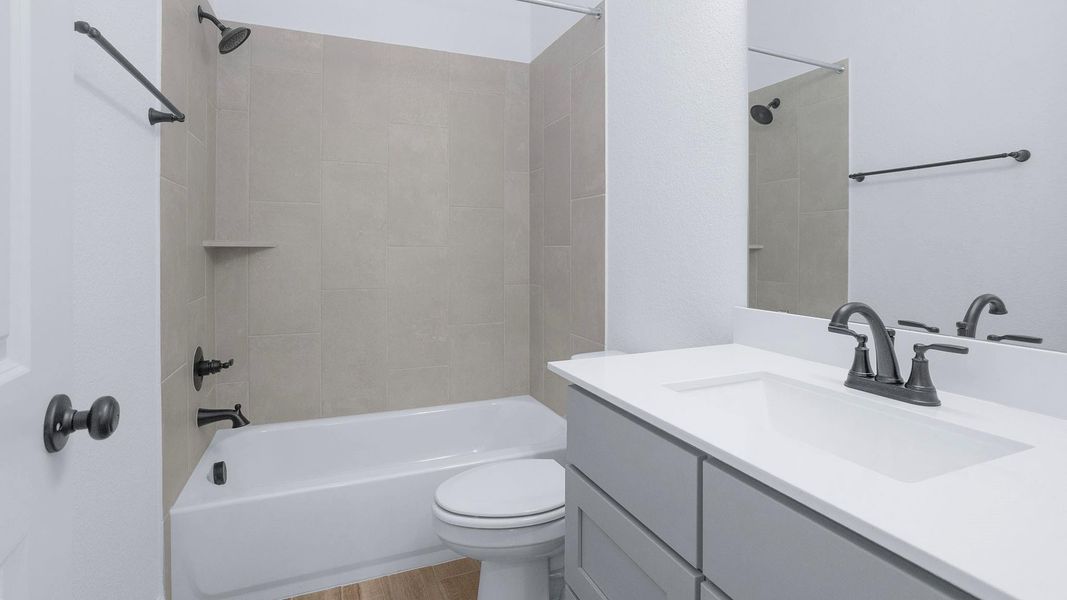 Furnished interior view inside a new home in Colton 55', Montgomery (Image 7).