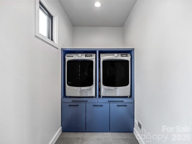 Ready to tackle that laundry! On the main level for ease of use. Ready to tackle that laundry! On the main level for ease of use.