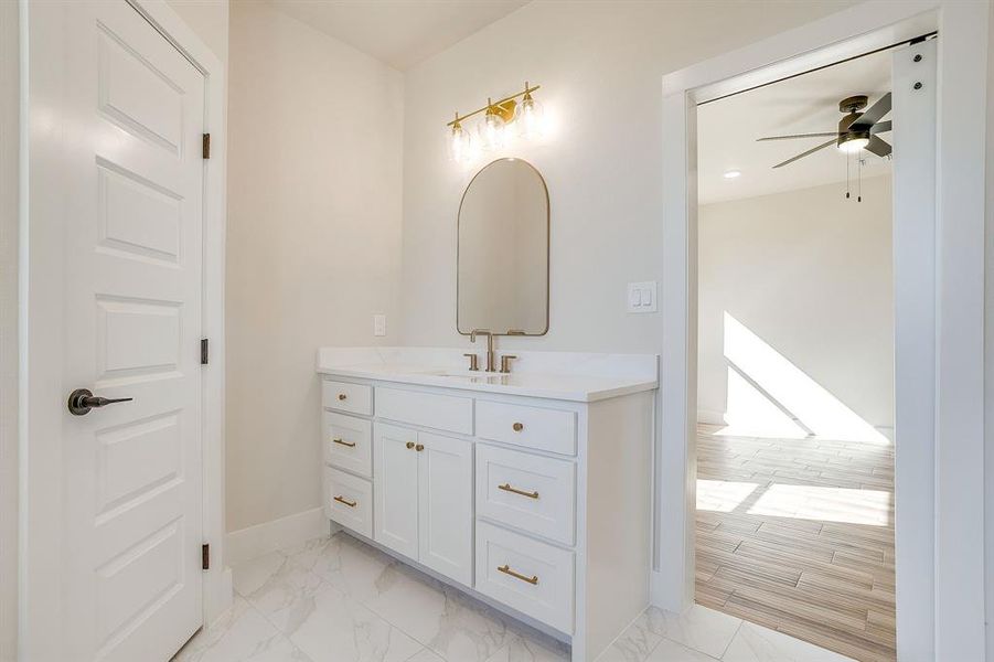 Furnished interior view inside a new home in , Poolville (Image 7).