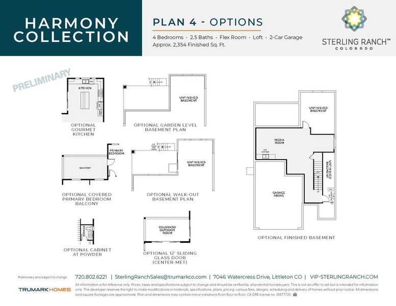 Plan 4: 2354 Options