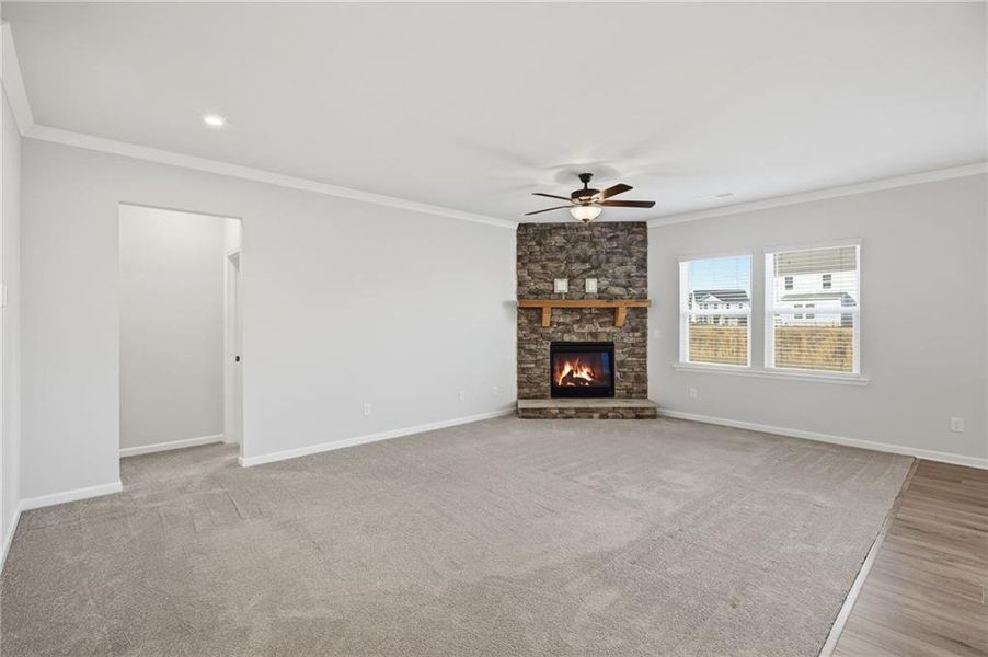 Spacious, unfurnished interior of a new home in , Dawsonville (Image 25). Spacious, unfurnished interior of a new home in , Dawsonville (Image 25).