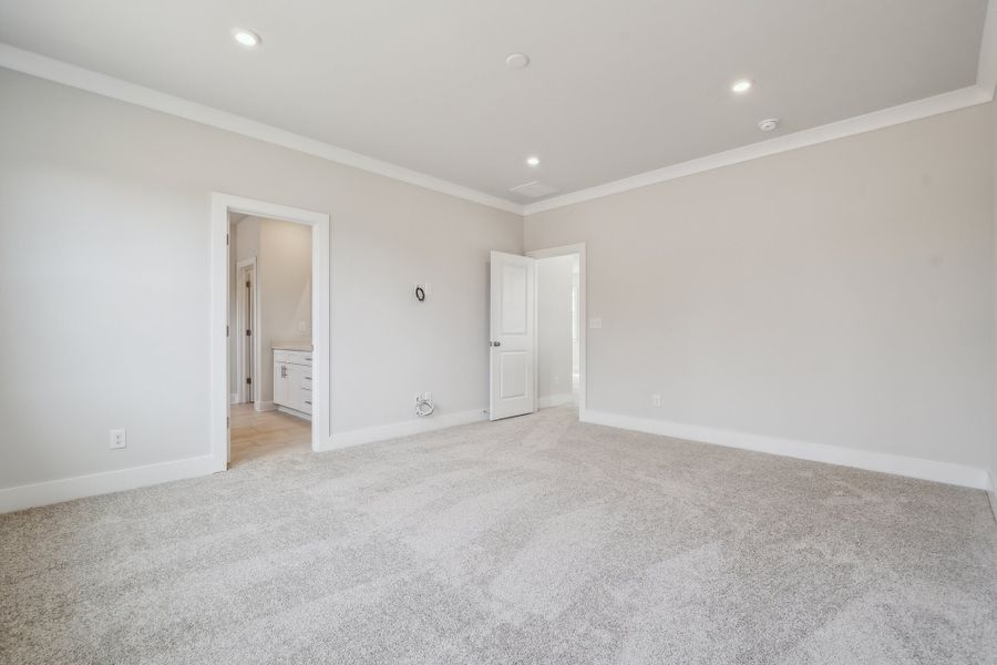 A room with white walls.
