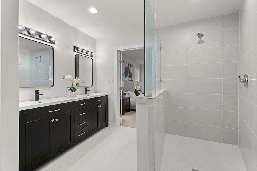 Furnished interior view inside a new home in , Dallas (Image 8).