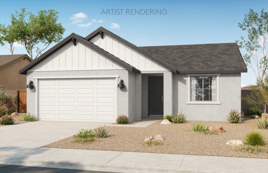 Representative exterior photo of a completed home built from the Barletta by Pulte Homes in Shadow Ridge, Avondale, AZ (Image 18). Representative exterior photo of a completed home built from the Barletta by Pulte Homes in Shadow Ridge, Avondale, AZ (Image 18).